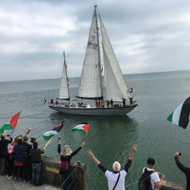 Velero de la Flotilla de la Libertad./EUROPA PRESS