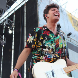 Alfred García durante su concierto en el Arenal Sound./Marta Monforte Jaén