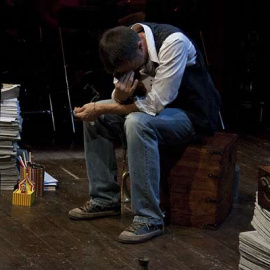 Un momento de la representación.