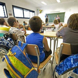 Alumnos en el aula de un colegio./ EFE