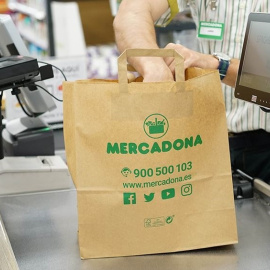 Bolsa de papel de Mercadona. E.P.
