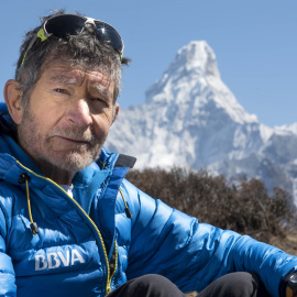 El montañero Carlos Soria.