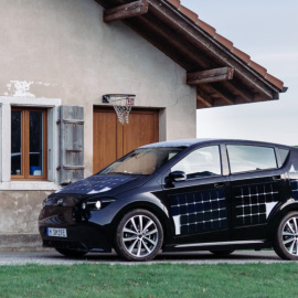 Imagen del vehículo Sono Solar. SONO MOTORS