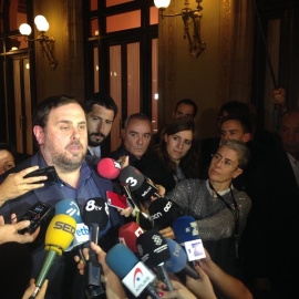 El vicepresidente de la Generalitat y consejero de Economía, Oriol Junqueras