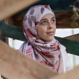 Niña siria - Foto cedida por Plan International