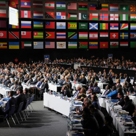 El Congreso de la FIFA. EFE/José Méndez