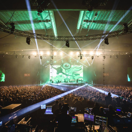 Imagen de archivo del concierto de Gorillaz durante el Sónar 2018/ SónarClub