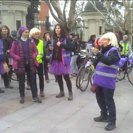 La 'bicihuelga' se pone en marcha en Madrid