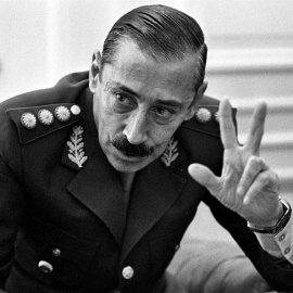 El dictador argentino Jorge Rafael Videla.