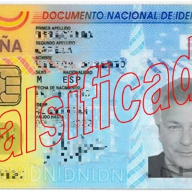 DNI falsificado con la foto del actor / Europa Press