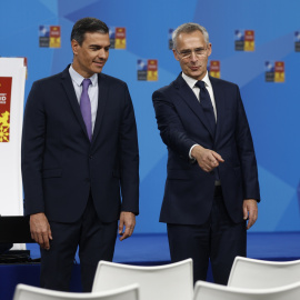 Pedro Sánchez y Jens Stoltenberg
