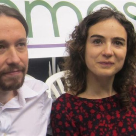 Pablo Iglesias con Gemma Ubasart. E.P.
