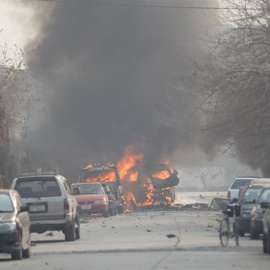 Heridas once personas en el ataque contra la sede de Save the Children en Jalalabad, Afganistán. / Europa Press