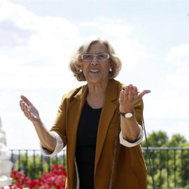 La candidata a la Alcaldía de la capital por Ahora Madrid, Manuela Carmena. EFE/Juan Carlos Hidalgo