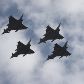 Formación de Eurofighters. EP