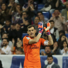 El guardameta del Real Madrid, Iker Casillas, durante el último partido de Liga. /EFE