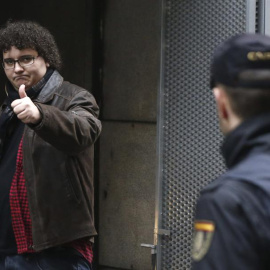 Facu Díaz en la Audiencia Nacional. / EFE