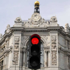 La sede del Banco de España en Madrid. AFP/Dominique Faget