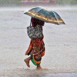 Lluvias torrenciales en Agartala, India. REUTERS/Jayanta Dey