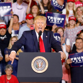 Donald Trump en una rueda de prensa. REUTERS/Jonathan Drake
