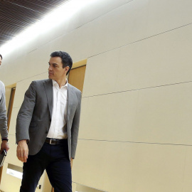 Sánchez e Iglesias en un encuentro reciente.- EFE