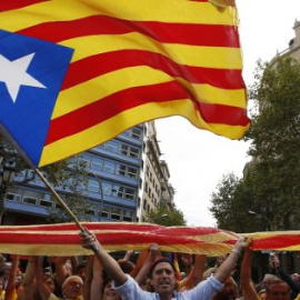 Fotografía de la Diada de 2017 / EFE