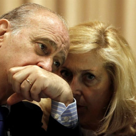 Dancausa junto yer al ministro de Interior en funciones, Jorge Fernández Díaz. /EFE