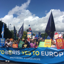 Manifestación en Londres contra Boris Johnson. CRISTINA CASERO.