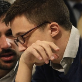 Ramón Espinar e Iñigo Errejón./EFE