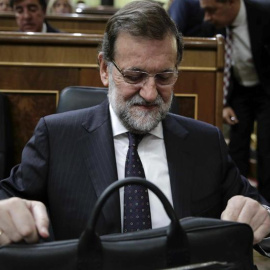 Mariano Rajoy, esta semana en el Congreso. /EFE