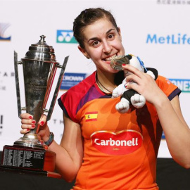 Carolina Marín conquista el abierto de Australia de bádminton. /EFE