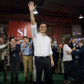 Pedro Sánchez, en el acto de la presentación de la candidatura para el 26-J. EFE/Angel Sánchez