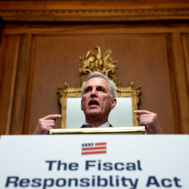 El presidente de la Cámara de Representantes, Kevin McCarthy, en el Capitolio, a 31 de mayo de 2023.