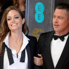 Los actores Angelina Jolie y Brad Pitt.