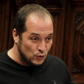 El portavoz de la CUP, David Fernández. Efe / Toni Albir