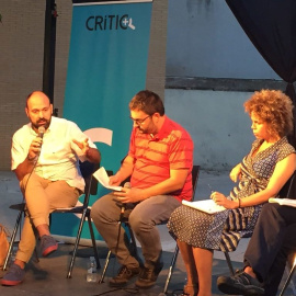 Acte del quart aniversari de 'Sentit Crític' amb la participació del líder d'Òmnium Cultural, Marcel Mauri, l'advocada penalista i presidenta del Col·lectiu Ronda, el professor de Dret Constitucional a la Universitat de Girona i president d