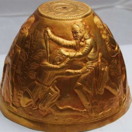 Pieza del tesoro encontrado. /ANDREI BELINSKY/NATIONAL GEOGRAPHIC