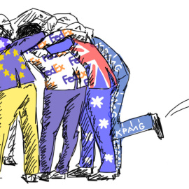 Viñeta de Wikileaks sobre el acuerdo TiSA.