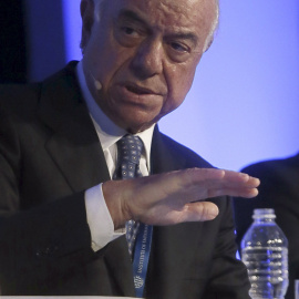 El presidente del BBVA, Francisco González, durante la reunión de primavera del Institute of International Finance (IIF). EFE/Fernando Alvarado