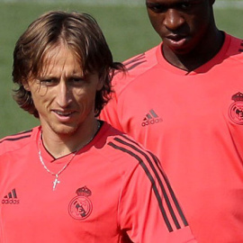 El jugador del Real Madrid Luka Modric. EFE