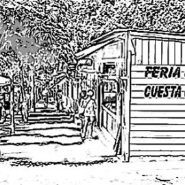 Casetas de libros en la Cuesta de Moyano. / HENRIQUE MARIÑO