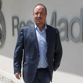 Rafa Benítez en la ciudad deportiva del Real Madrid. /REAL MADRID