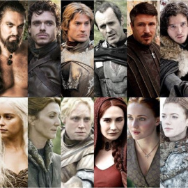 Los principales personajes de la serie 'Juego de Tronos'. E.P.