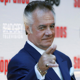 El actor estadounidense Tony Sirico en el estreno 'Los Soprano' en Nueva York, EEUU, 27 de marzo de 2007