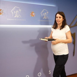 La portavoz parlamentaria de Unidas Podemos, Irene Montero. Europa Press