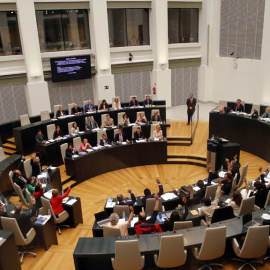 Vista de la sesión ordinaria del Pleno del Ayuntamiento de Madrid ejn el que se ha debatido el proyecto conocido como Operación Chamartín. EFE/Mariscal