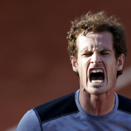 Murray celebra su victoria ante Ferrer. REUTERS/Pascal Rossignol