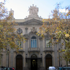 Fachada del Tribunal Supremo.