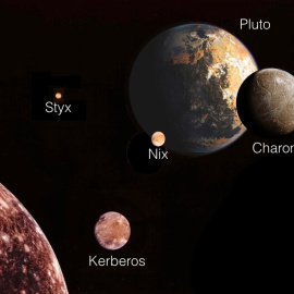 Plutón y sus lunas.- Nasa/JPL/M. Showalter, SETI Institute