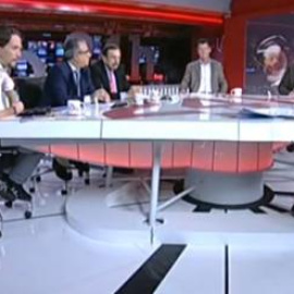 Captura de pantalla de la entrevista a Iglesias en el Canal 24 horas, el 5 de diciembre.